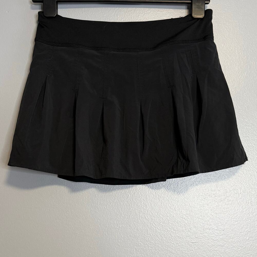 Athleta Black Get Goin Pleated Skort Tennis Golf - Picture 1 of 5